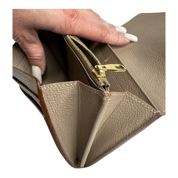 Louis Vuitton Monogram Empreinte Leather Sarah Wallet in Neutral - Picture 12 of 15